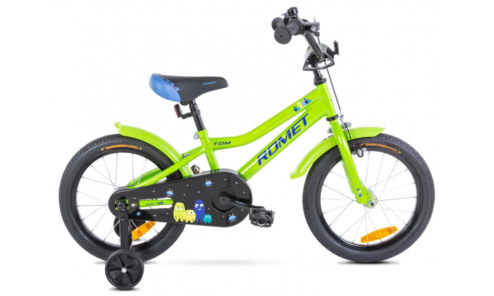 Polkupyörä Romet Tom 16" 2025 green-blue - 1