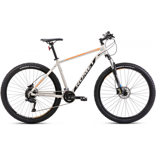 Polkupyörä Romet Rambler R9.2 CS 2025 grey-black-orange