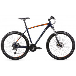 Polkupyörä Romet Rambler R7.3 2024 dark blue-orange
