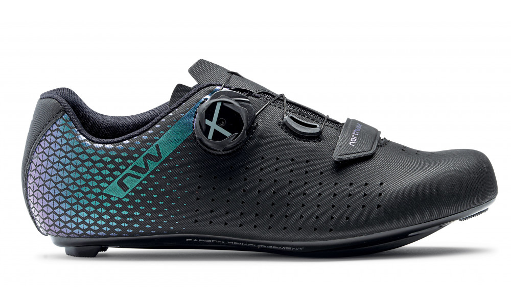 Pyöräilykengät Northwave Core Plus 2 WMN Road black-iridescent - 4