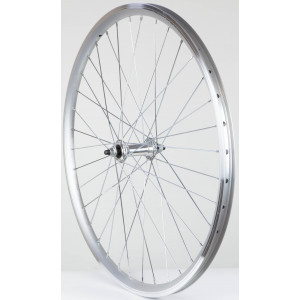 Etupyörä 26" alloy hub, DoubleWall silver rim