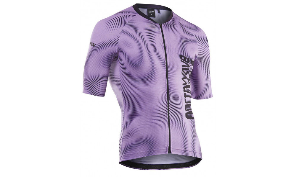 Pyöräilypaita Northwave Blade Doppler WMN S/S lilac black - 1