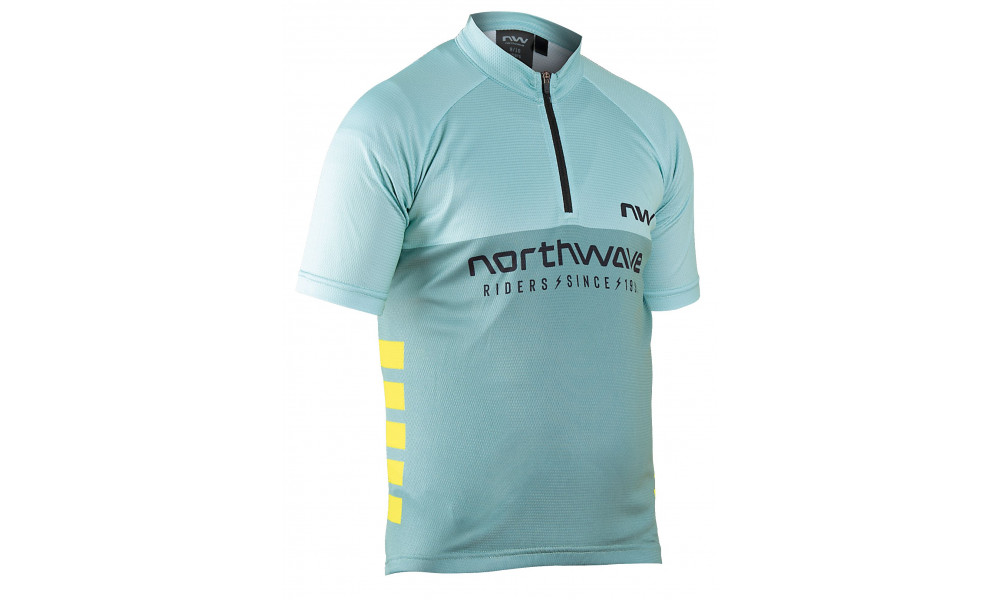 Pyöräilypaita Northwave Force EVO Junior S/S blue surf 