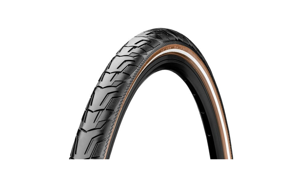 Rengas 28" Continental RIDE City 37-622 black/brown reflex 