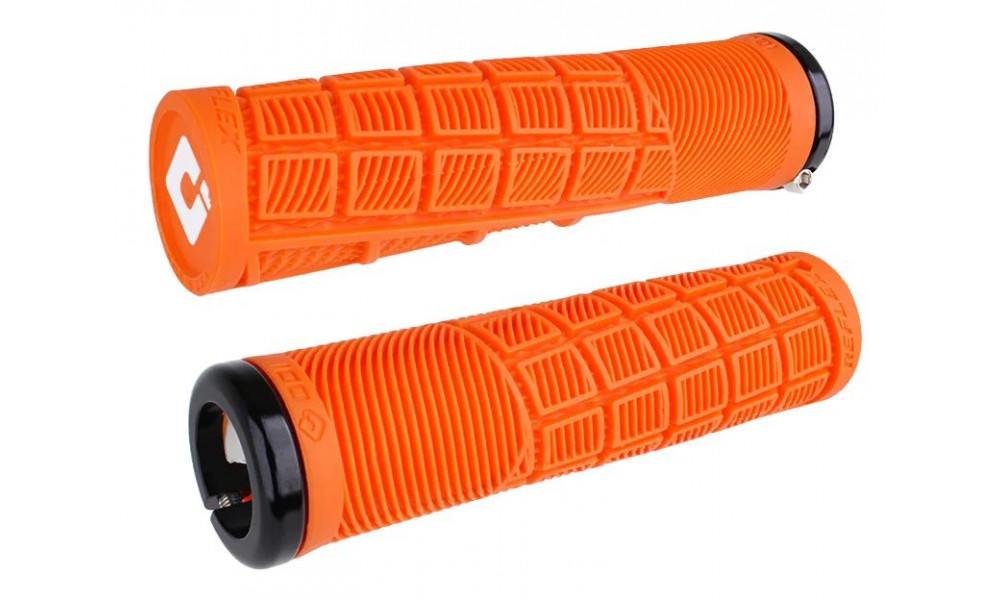 Kädensijat ODI Reflex v2.1 MTB Lock-on 135mm White/Orange 