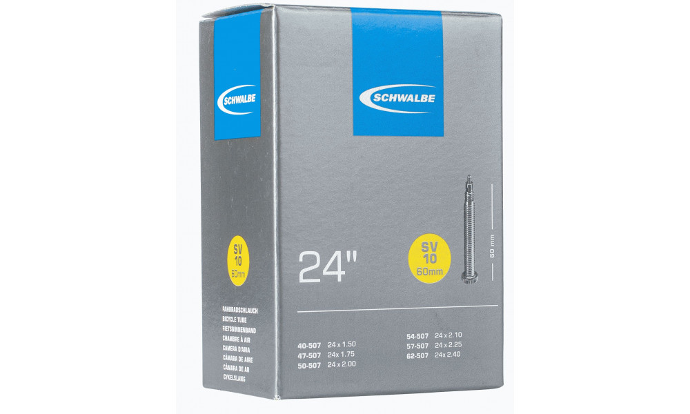 Sisäkumi 24" Schwalbe SV10 60mm (40/62-507) - 1