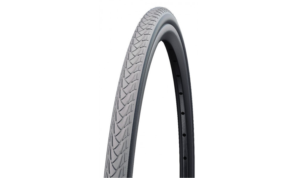 Rengas 24" Schwalbe Marathon Plus HS440, Perf Wired 37-540 / 24x1 3/8 Grey-Black 