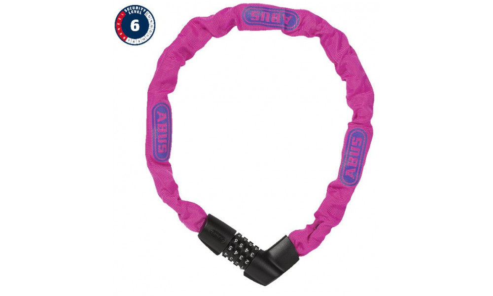 Lukko Abus Tresor 1385/75 neon pink 