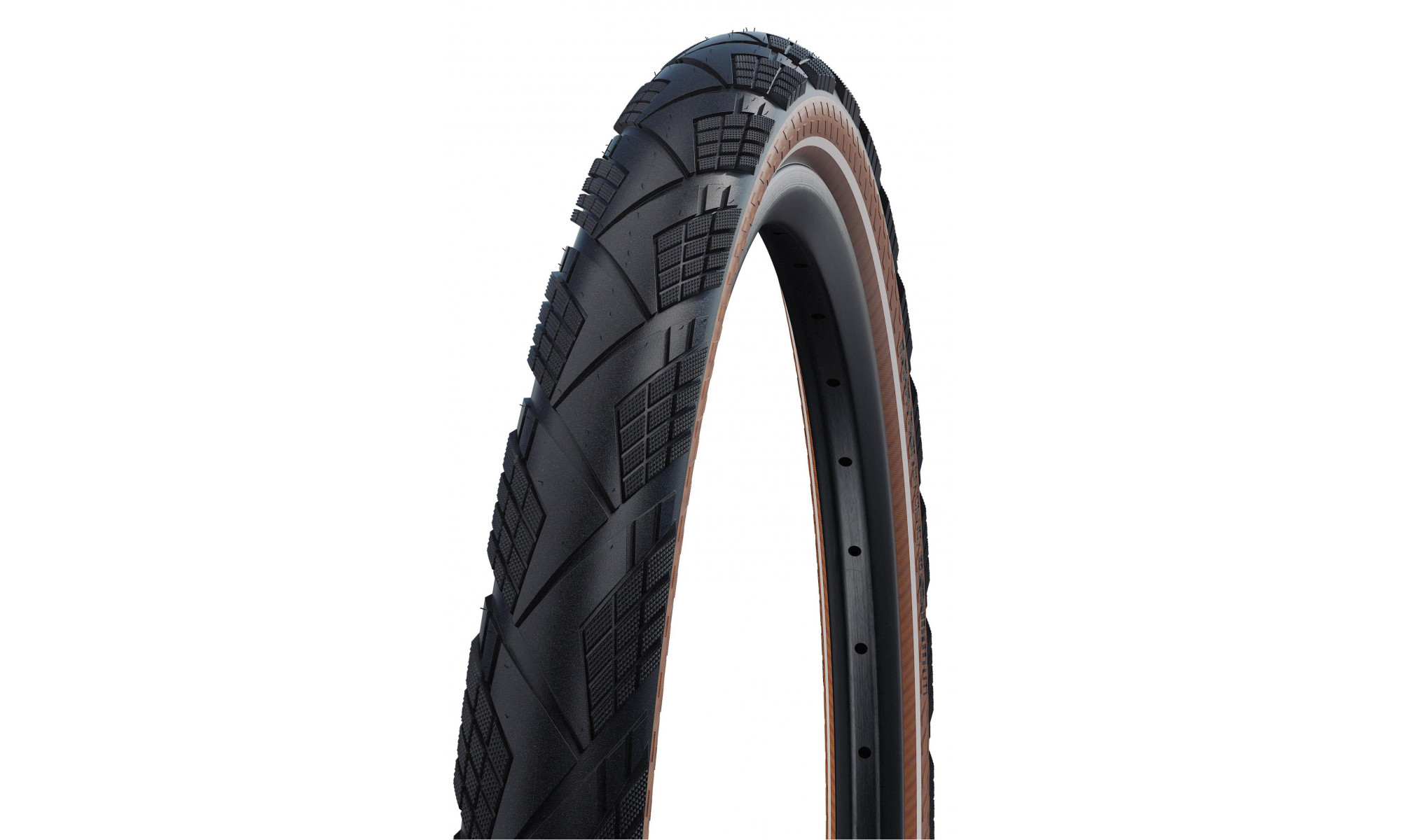 Rengas 28" Schwalbe Marathon Efficiency HS 617, Evo Fold. 55-622 / 28x2.15 Super Race Addix Race Transparent-Skin Reflex - 1