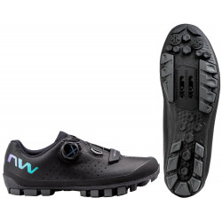 Pyöräilykengät Northwave Hammer Plus WMN MTB XC black-iridescent