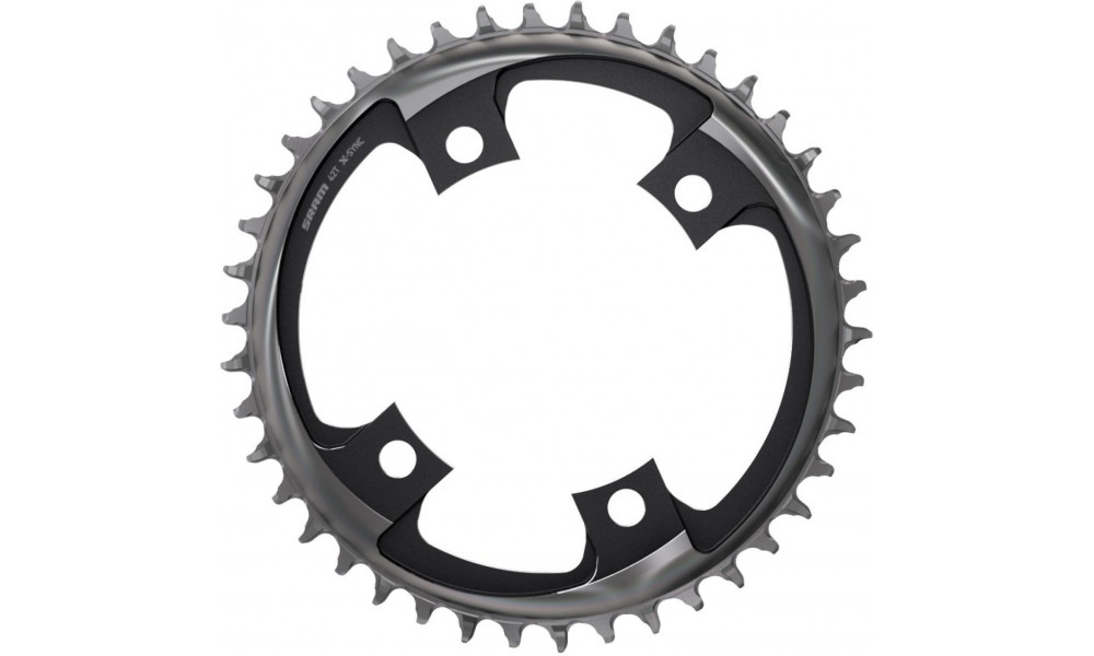 Eturatas SRAM Road X-Sync 107mm 12-speed 42T black 