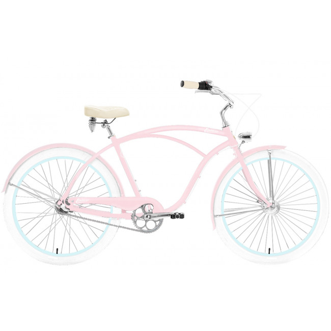 Polkupyörä Embassy Baby Powder ALU 26" 3-speed 2024 pastel pink