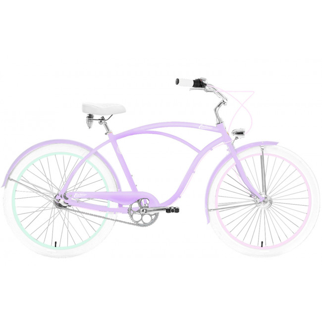 Polkupyörä Embassy Jules ALU 26" 3-speed 2024 pastel violet