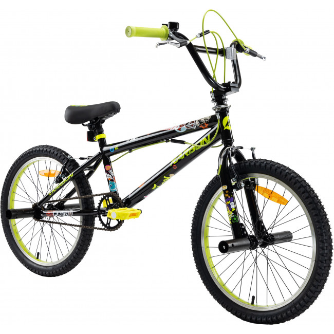 Polkupyörä Karbon BMX 20 black-lime