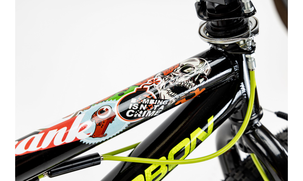 Polkupyörä Karbon BMX 20 black-lime - 3