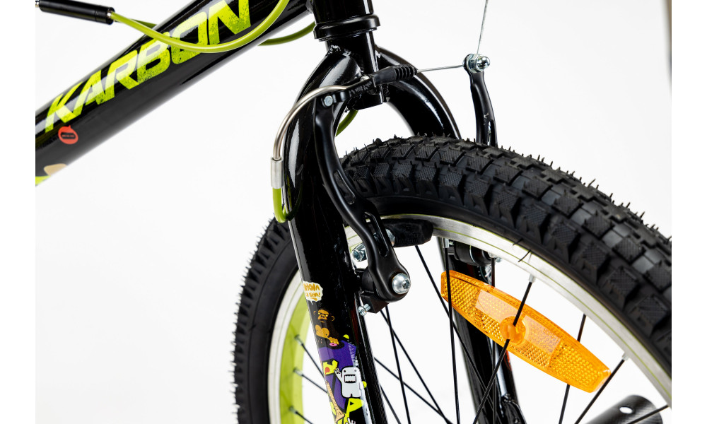 Polkupyörä Karbon BMX 20 black-lime - 8