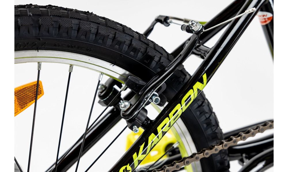 Polkupyörä Karbon BMX 20 black-lime - 12