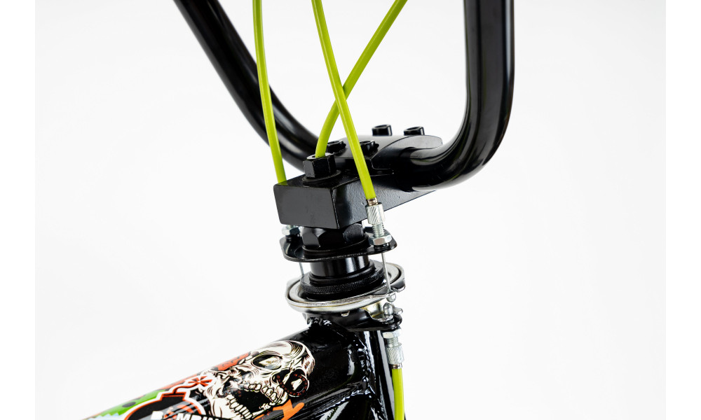 Polkupyörä Karbon BMX 20 black-lime - 15