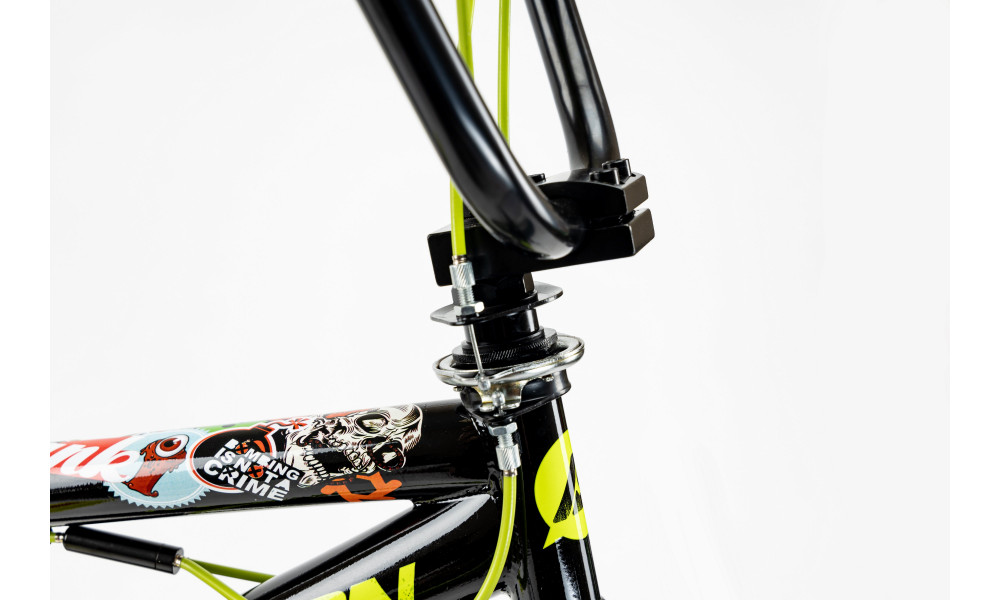 Polkupyörä Karbon BMX 20 black-lime - 17