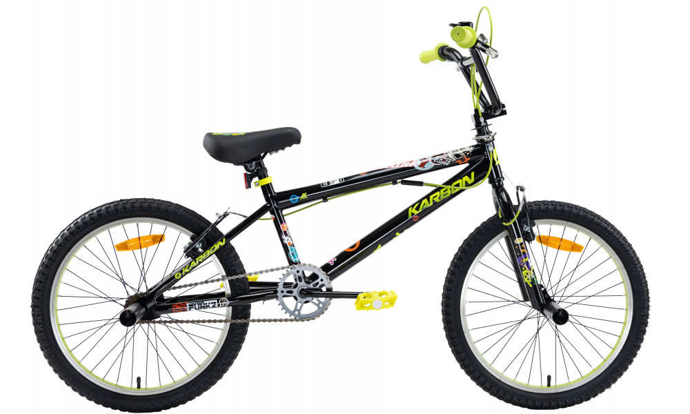 Polkupyörä Karbon BMX 20 black-lime - 24