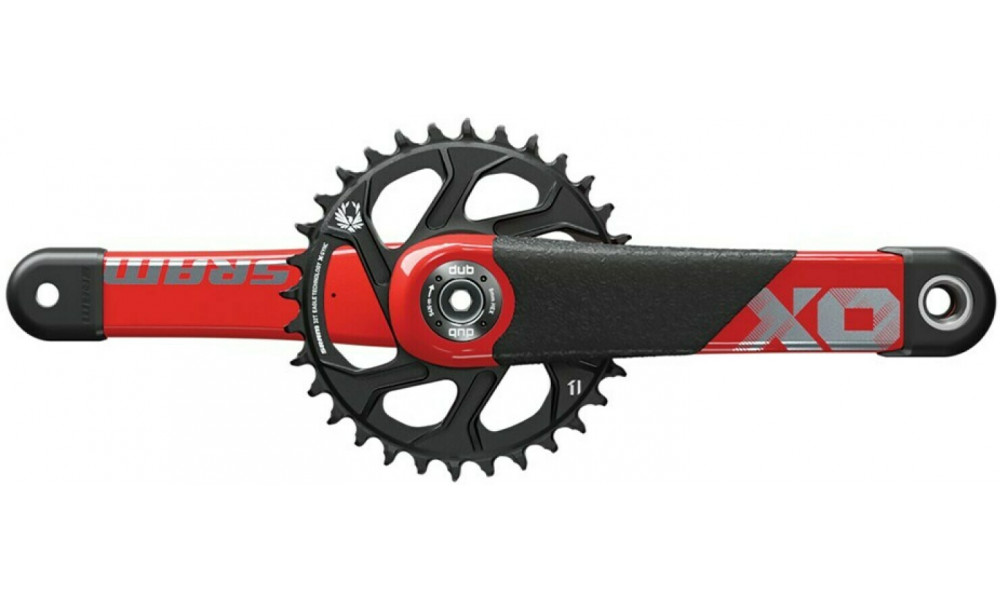 Kampisarja SRAM X01 All Downhill DUB 34T Red 