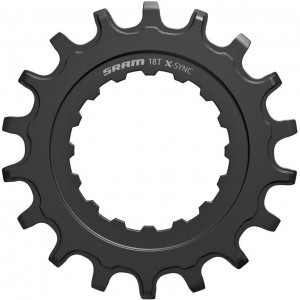 Eturatas SRAM X-Sync E-MTB Bosch Straight steel 18T