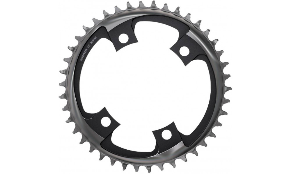 Eturatas SRAM Road X-Sync 107mm 12-speed 44T black 