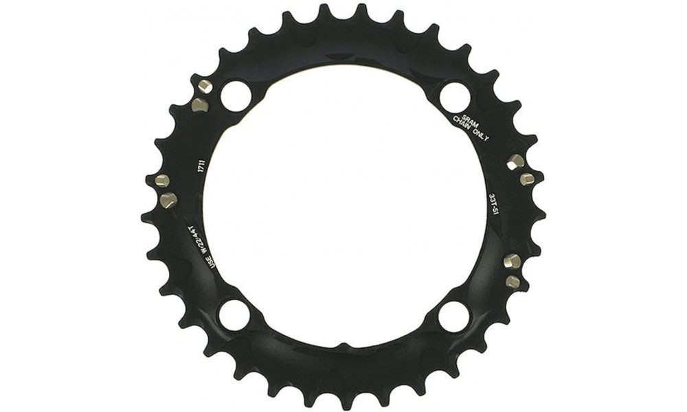 Eturatas SRAM MTB BB30 120mm alu 2x10-speed 42T black 