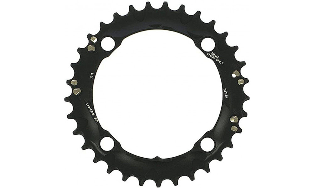 Eturatas SRAM MTB 104mm alu 3x10-speed 33T black 