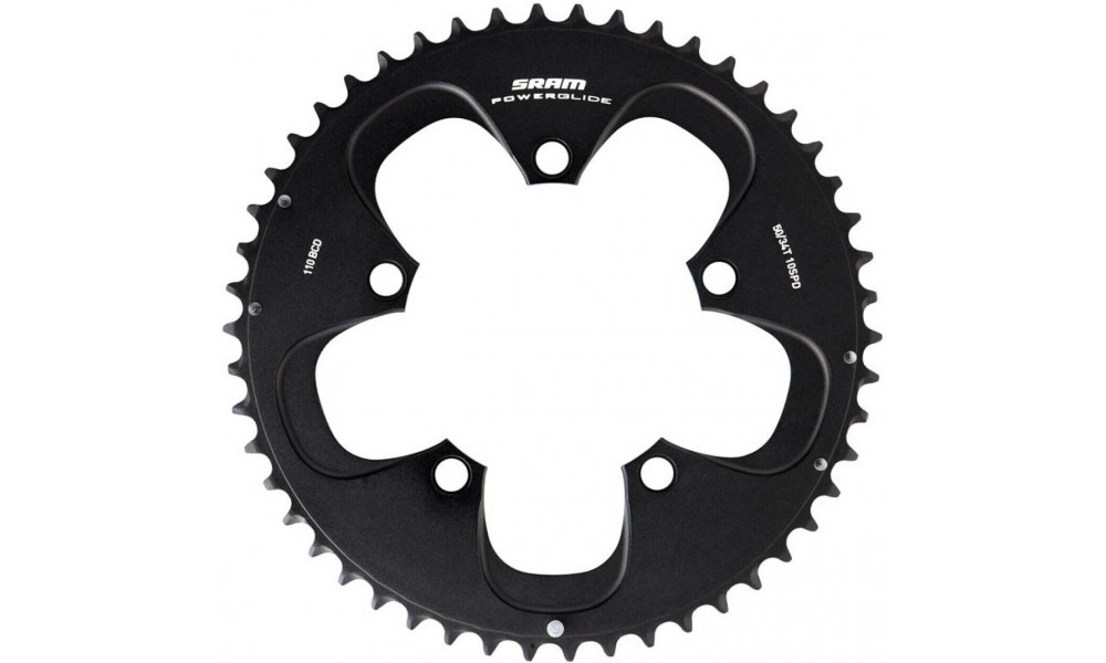 Eturatas SRAM Road Red 2012 X-Glide R 130mm alu 39T black 