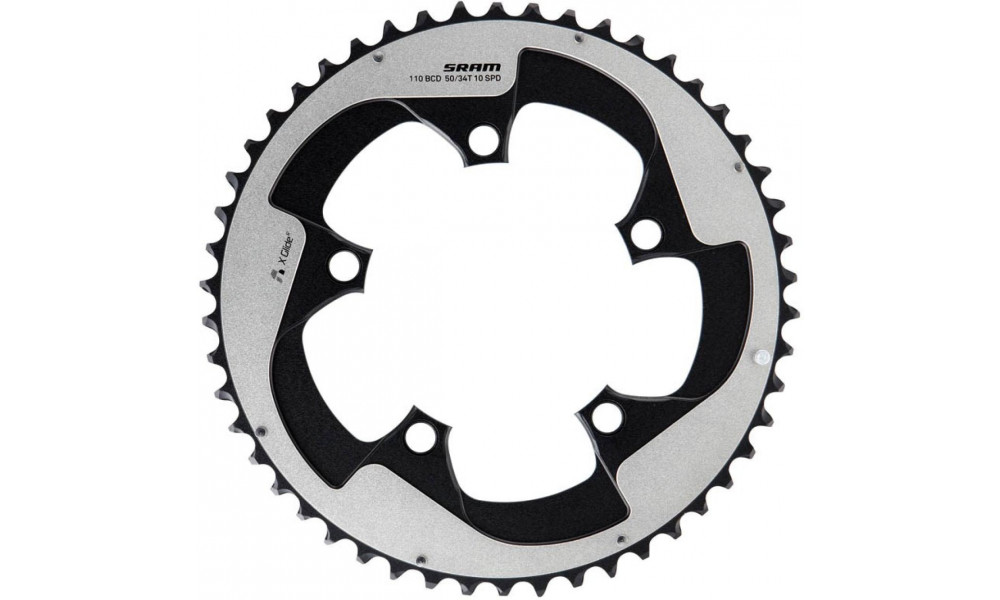 Eturatas SRAM Road Red 22 X-Glide R 110mm alu 2x11-speed 50T grey 