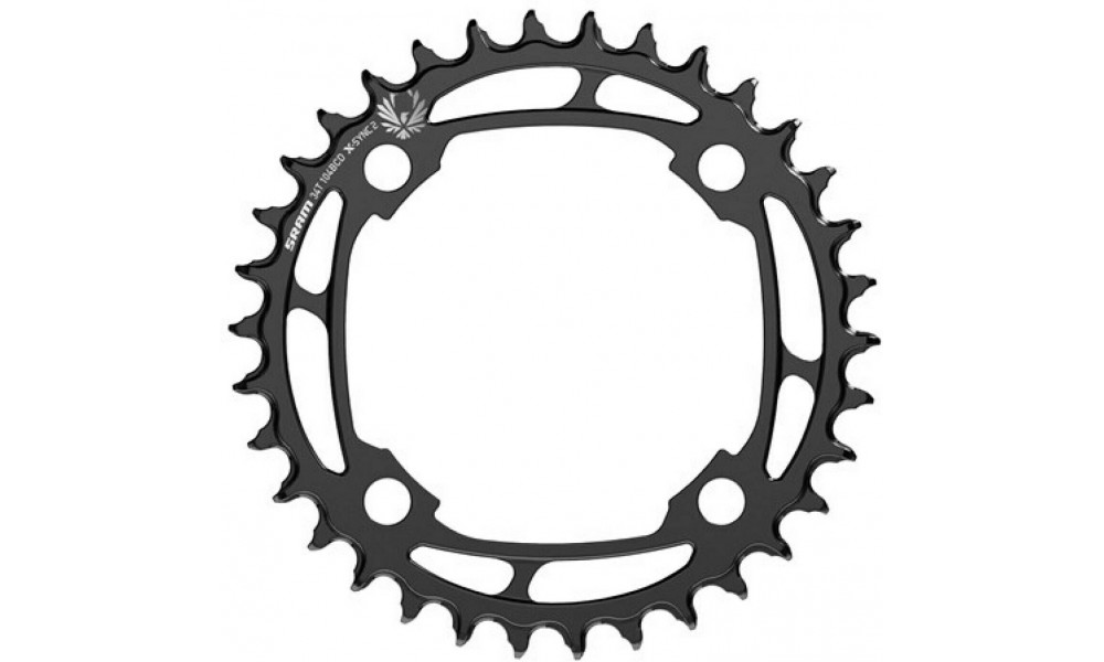 Eturatas SRAM Eagle X-Sync2 104mm steel 34T black 