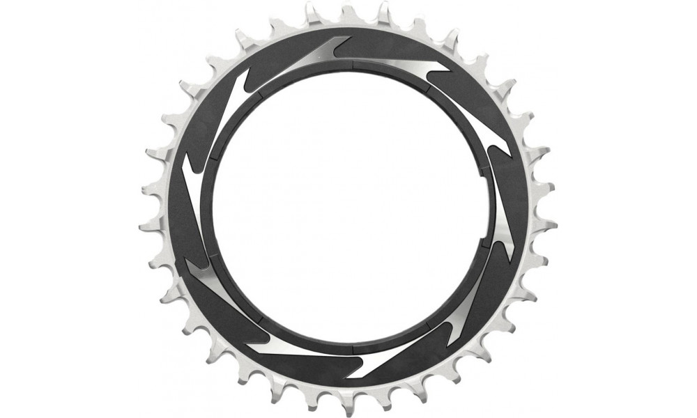 Eturatas SRAM XX SL Eagle T-Type D1 Thread Mount 3mm offset 34T black-silver 