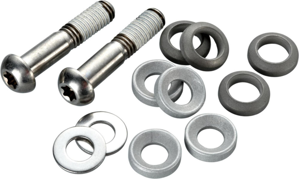 Levyjarrusatulan kiinnityspultit SRAM stainless T25 flat mount 5mm (pari) 