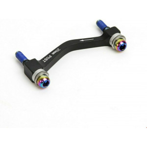 Levyadapteri SRAM Post Mount front 180mm/rear 160mm with stainless steel rainbow bolts 20mm CPS+standard