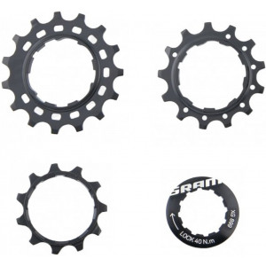 Hammaspyörä setti SRAM for XG-899 11T-13T-15T with lockring