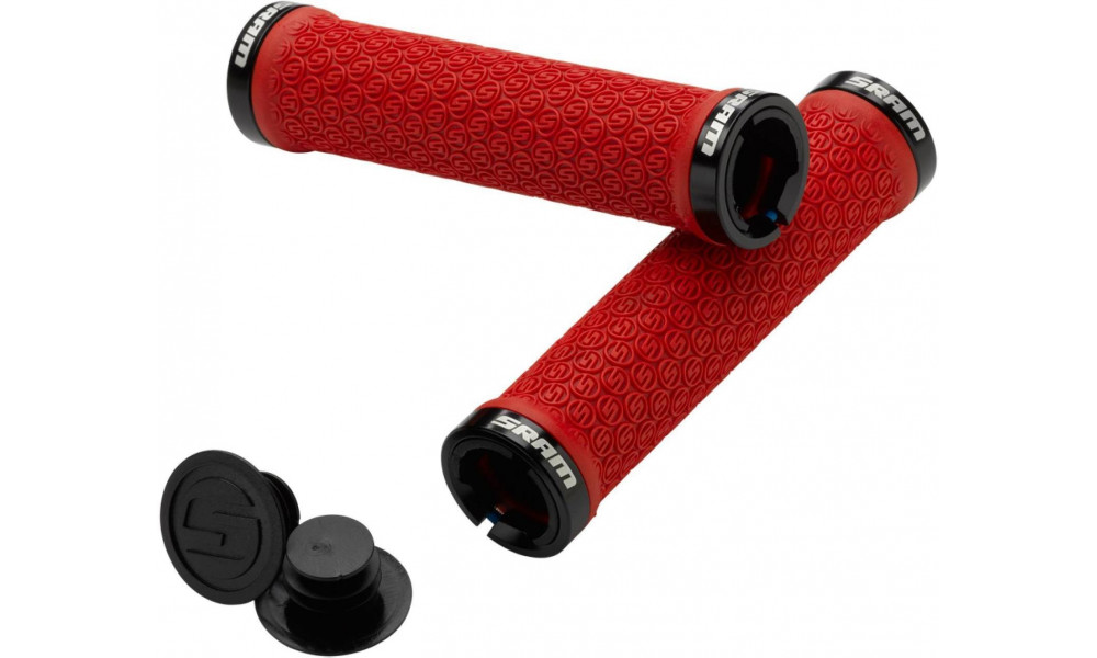 Kädensijat SRAM DH Silicone Lock-on double clamp red 