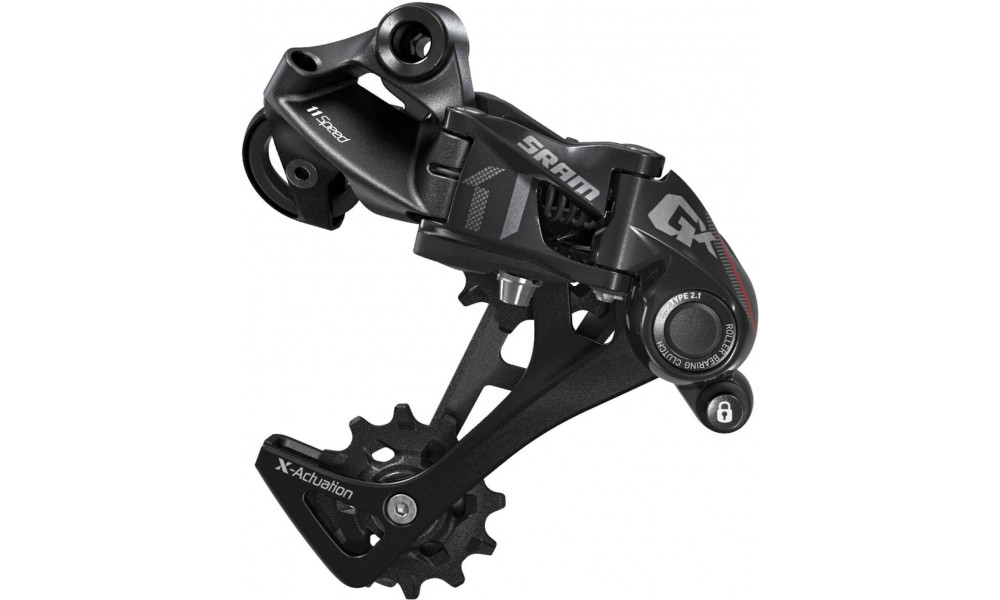 Takavaihtaja SRAM GX long cage 1x11-speed black-red 