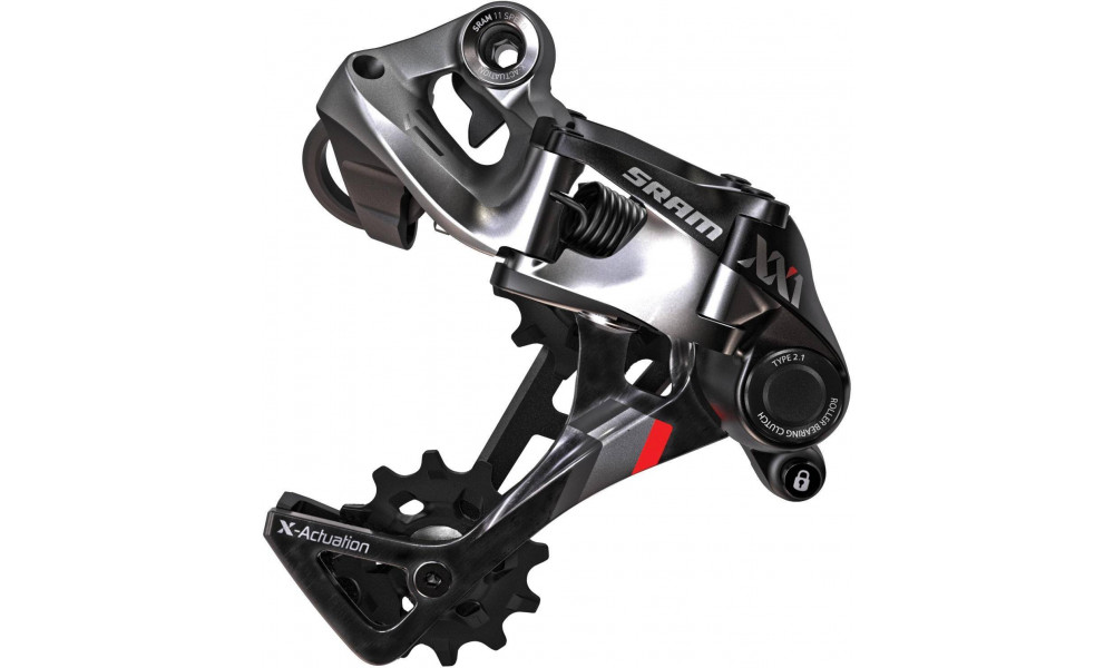 Takavaihtaja SRAM XX1 Type 2.1 11-speed black-red 