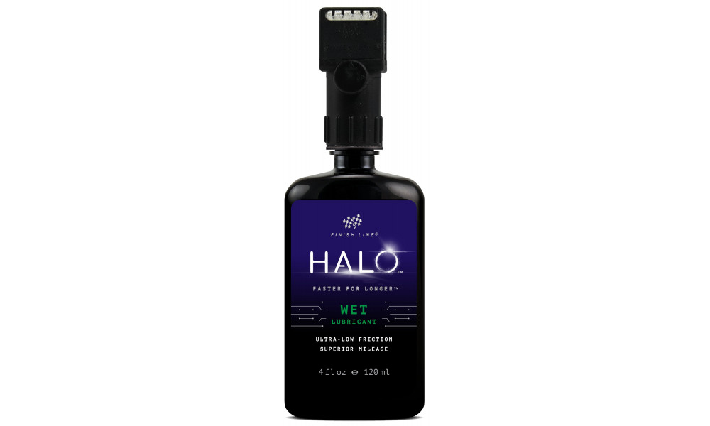 Ketjuöljy Finish Line HALO Wet 120ml + Smart Luber - 1