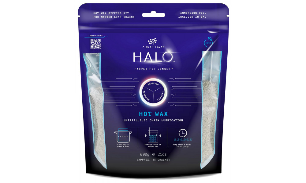 Ketjuöljy Finish Line HALO Hot Wax 600g - 1