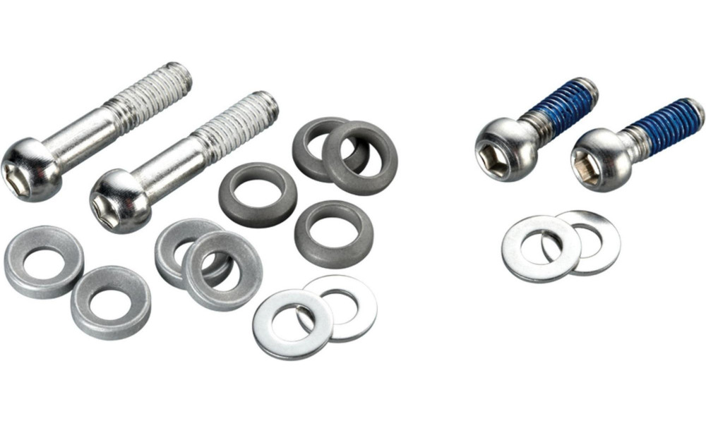 Levyjarrusatulan kiinnityspultit SRAM titanium T25 standard 17mm (pari) 