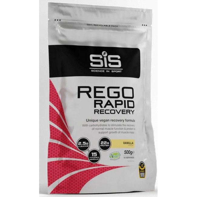 Ravintolisäjauhe SiS Rego Rapid Recovery Vanila 500g