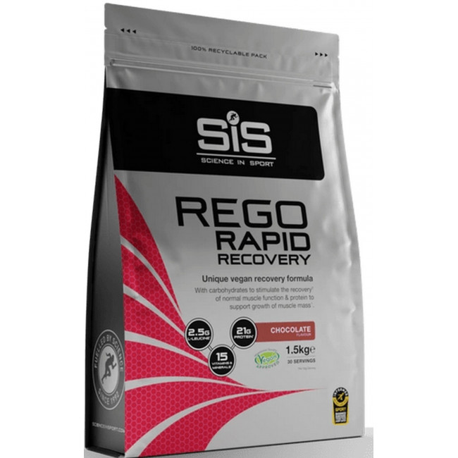 Urheiluruuat jauheena SiS Rego Rapid Recovery Chocolate 1.5kg