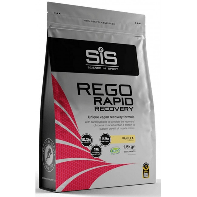 Ravintolisäjauhe SiS Rego Rapid Recovery Vanila 1.5kg