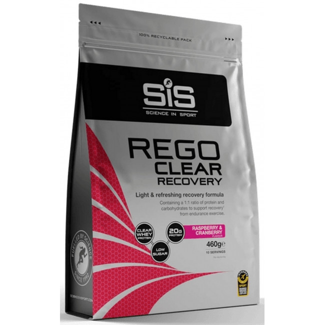 Urheiluruuat jauheena SiS Rego Clear Recovery Raspberry & Cranberry 460g