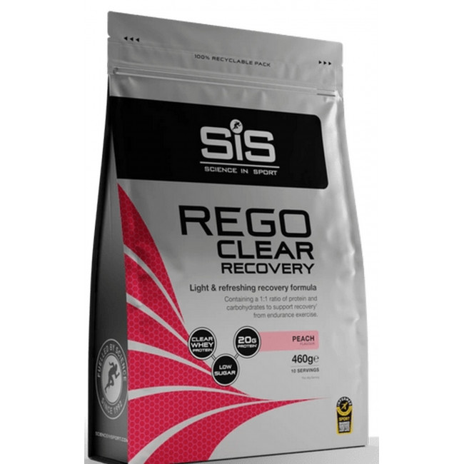 Ravintolisäjauhe SiS Rego Clear Recovery Peach 460g