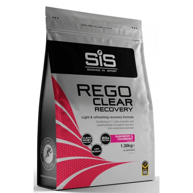 Ravintolisäjauhe SiS Rego Clear Recovery Raspberry & Cranberry 1.38g