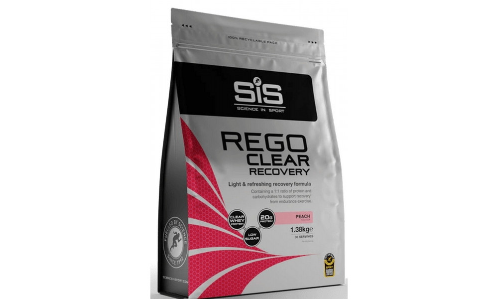 Ravintolisäjauhe SiS Rego Clear Recovery Peach 1.38g 