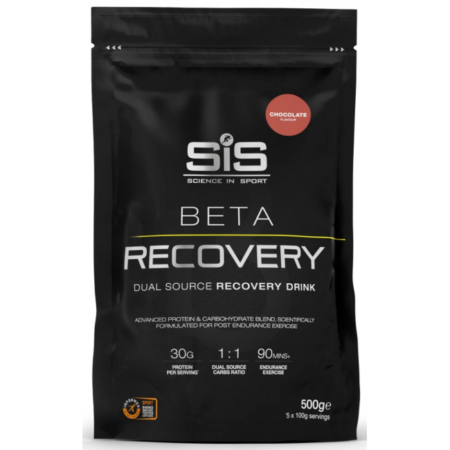 Ravintolisäjauhe SiS Beta Recovery Chocolate 500g